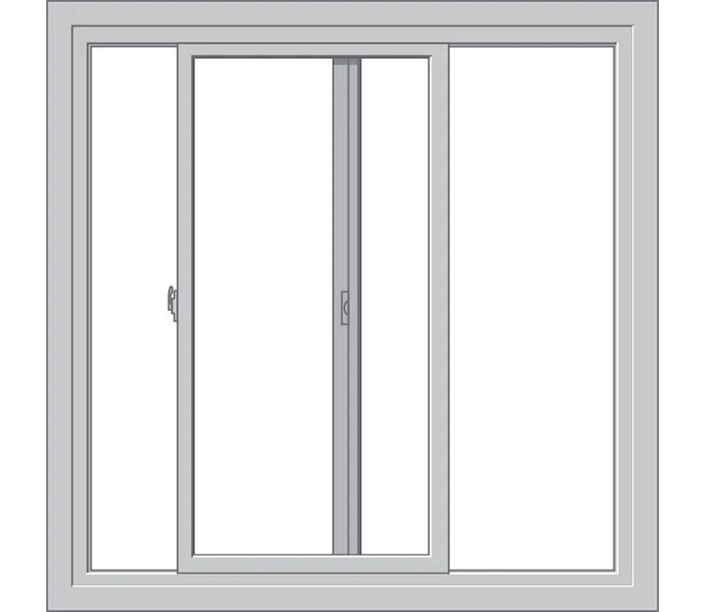 Columbia Pella Hurricane Shield Series Vinyl Sliding Window